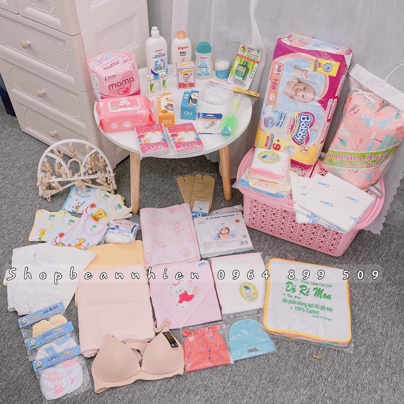 Combo đi sinh cho mẹ và bé 39 món