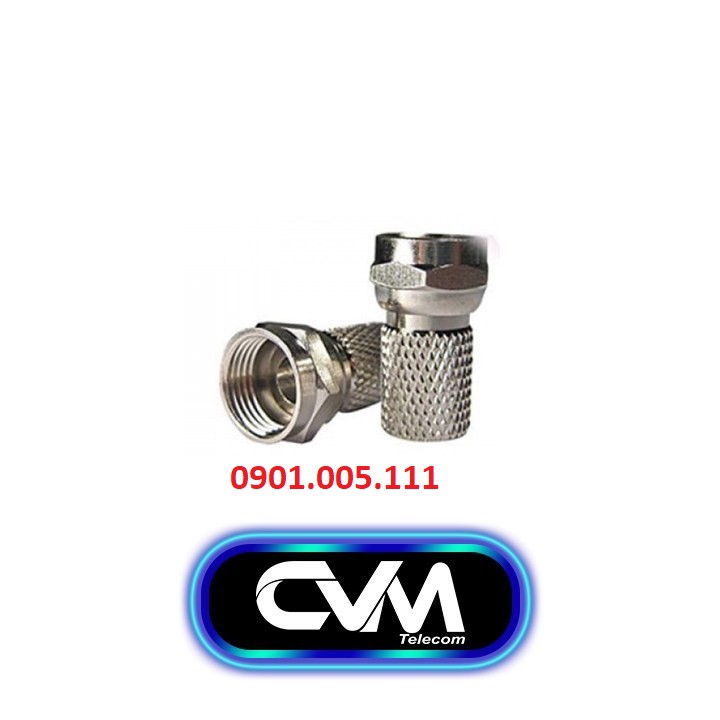 Jack F5 loại vặn ren cho cáp RG6