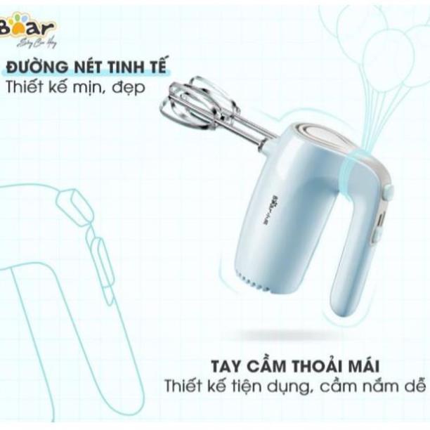 Máy Đánh Trứng Cầm Tay Mini Bear,  Máy Đánh Kem Trứng, Máy Đánh, Trộn Bột Đa Năng_Công Suất Lớn _Bảo Hành 12 Tháng