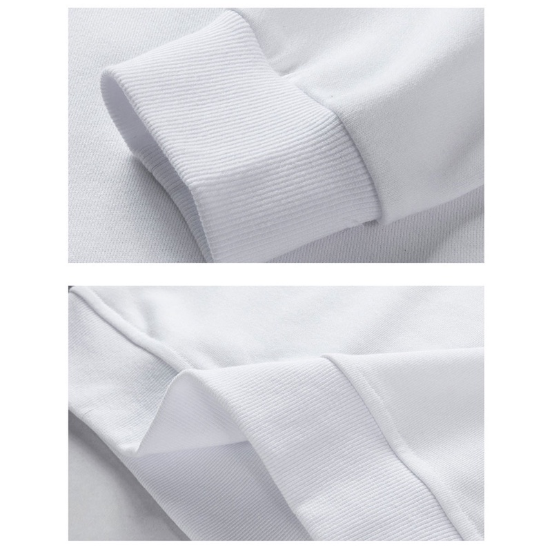 Áo nỉ dài tay cổ tròn thời trang cho nam size M-4XL