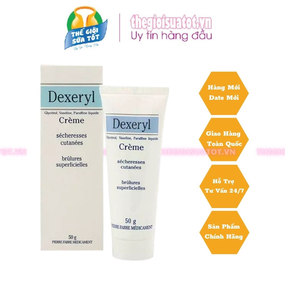 Combo Cốm Ăn Ngon Voikid &amp; Dưỡng Ẩm Dexeryl Creme 50g Chăm Sóc Sức Khỏe Bé Thegioisuatot