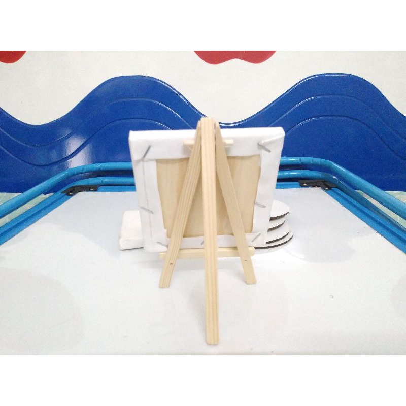 Toan vẽ tranh 10x10 kèm giá đỡ tranh canvas giá vẽ mini