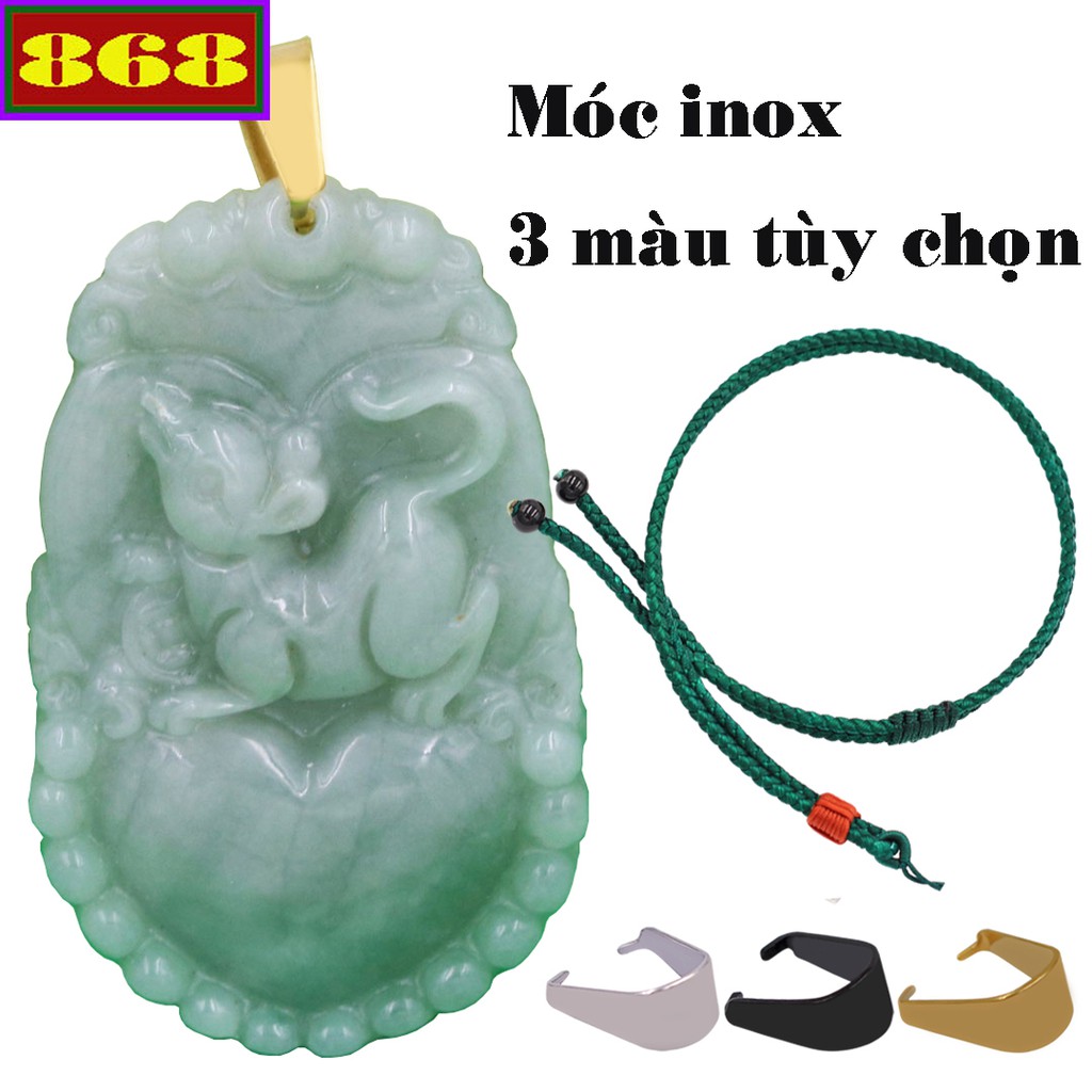 Mặt dây chuyền 12 con giáp phỉ thúy MNPTCH1 – Tuổi Tuất