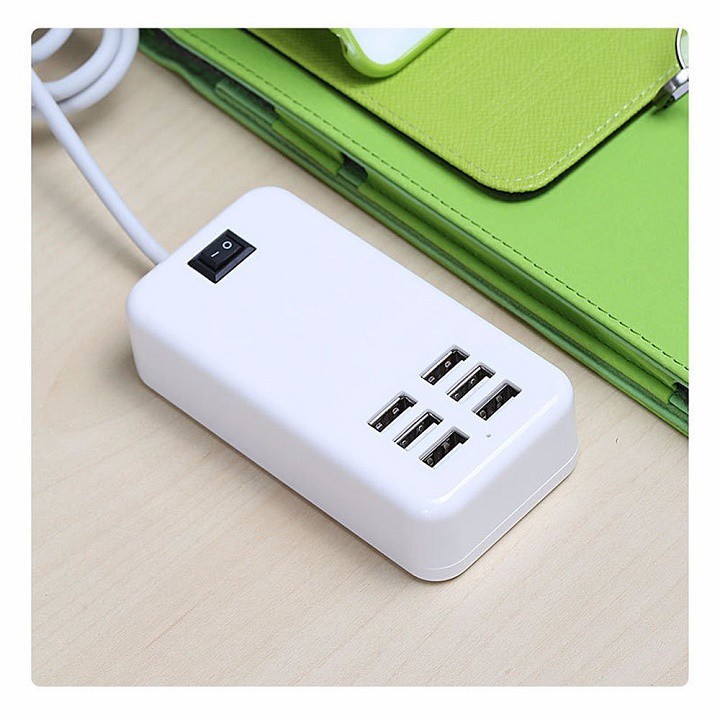 [HOT mã PHUKHUB6C giảm 10k] Bộ Chia Hub USB thành 6 cổng có công tắc