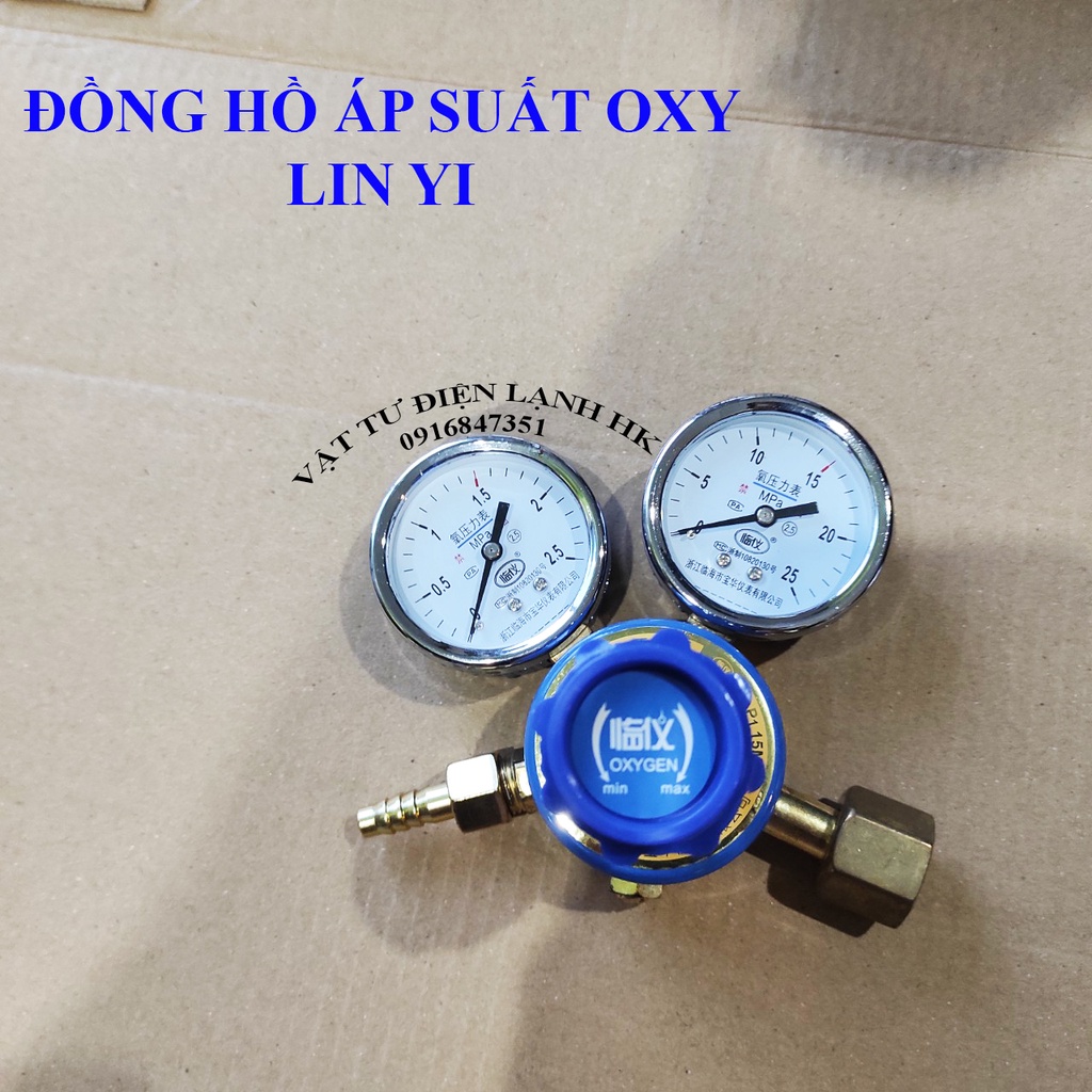 [CAO CẤP] Đồng hồ giảm áp khí gas - oxy YAMATO - DH áp suất ga LPG - Oxygen gió đá