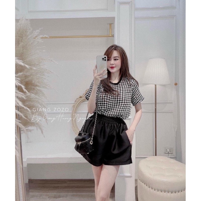 quần short phồng cạp chun