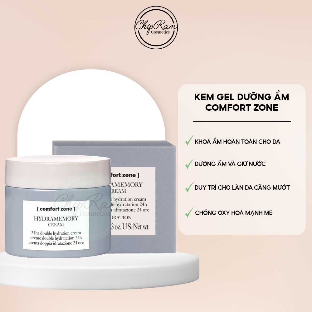 Kem gel dưỡng ẩm Comfort Zone Hydramemory Cream/gel 60ml tăng cường độ ẩm 60ml