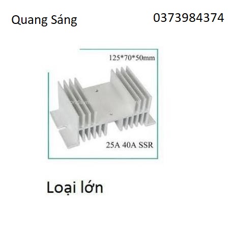 Đế tản nhiệt nhôm cho Relay bán dẫn SSR Đế tản nhiệt Solid