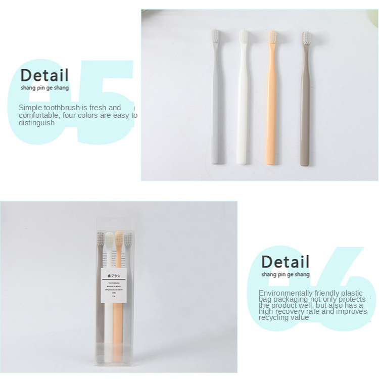Bộ 4 bàn chải đánh răng ALU mềm phong cách Nhật Bản chuyên dụng cho người lớn | BigBuy360 - bigbuy360.vn