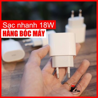 Củ Sạc Nhanh 18W cho X XR XS Max 11 Pro Max 12 Pro Max 7 8 Plus lpad hàng bóc máy chân cắm tròn