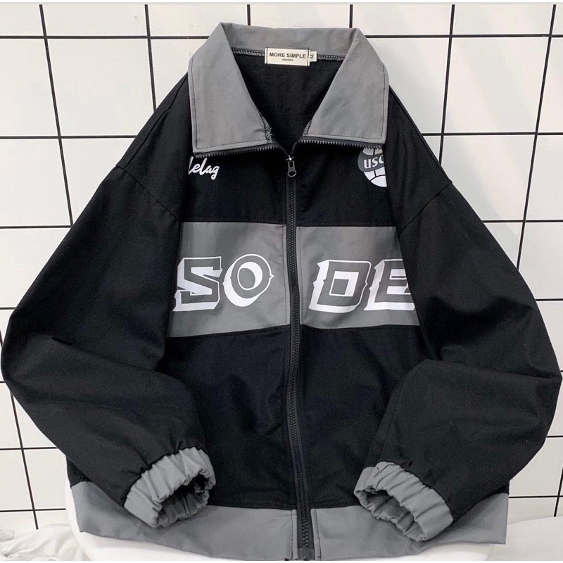 Áo Jacket DELI From Rộng Unisex m