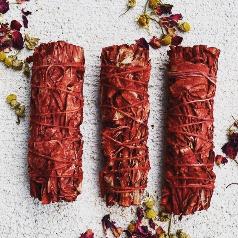 Xô Thơm Huyết Rồng (Dragon's Blood Sage &amp; Red Sage) Thanh Tẩy Năng Lượng  &amp; Nâng Cao Tinh Thần l XÔ THƠM THANH TẨY