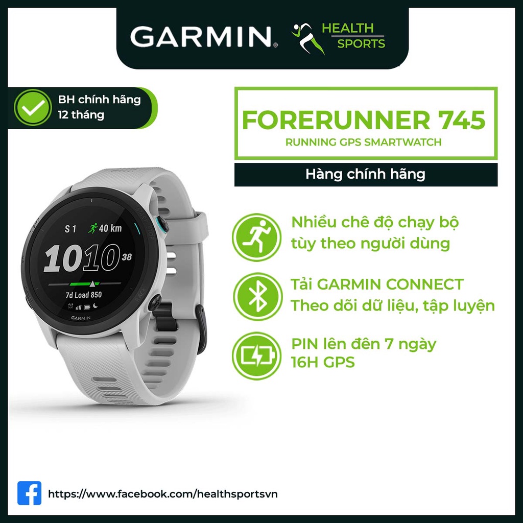 Đồng hồ thông minh GARMIN Forerunner 745