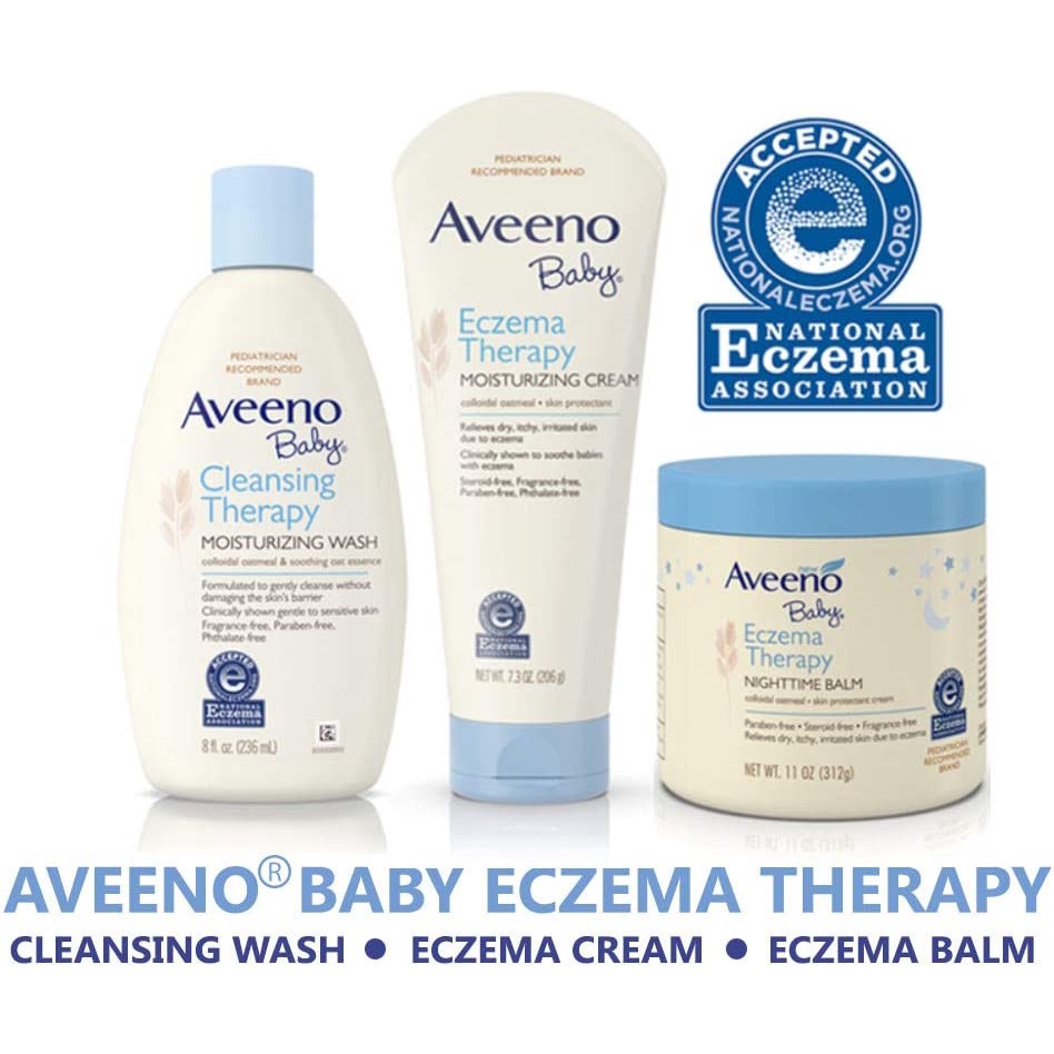 Bột tắm giảm chàm Aveeno Baby Eczema Therapy Bath Treatment