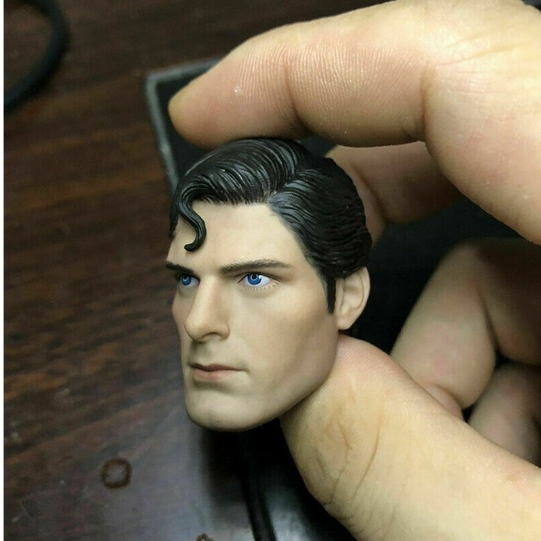 Mô Hình Đầu Nhân Vật Siêu Nhân Christopher Reeve Tỉ Lệ 1/6 12"