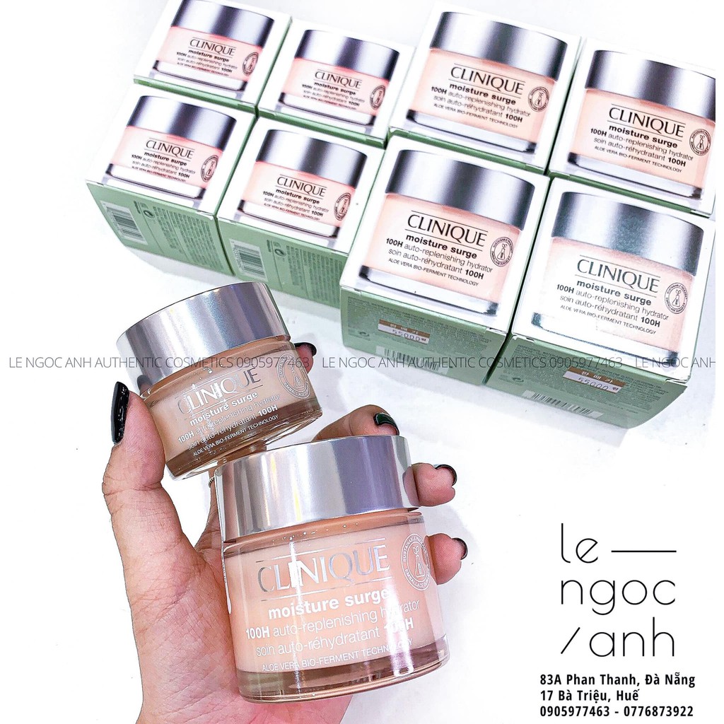 Kem dưỡng ẩm Clinique moisture surge 100hour (bản mới)