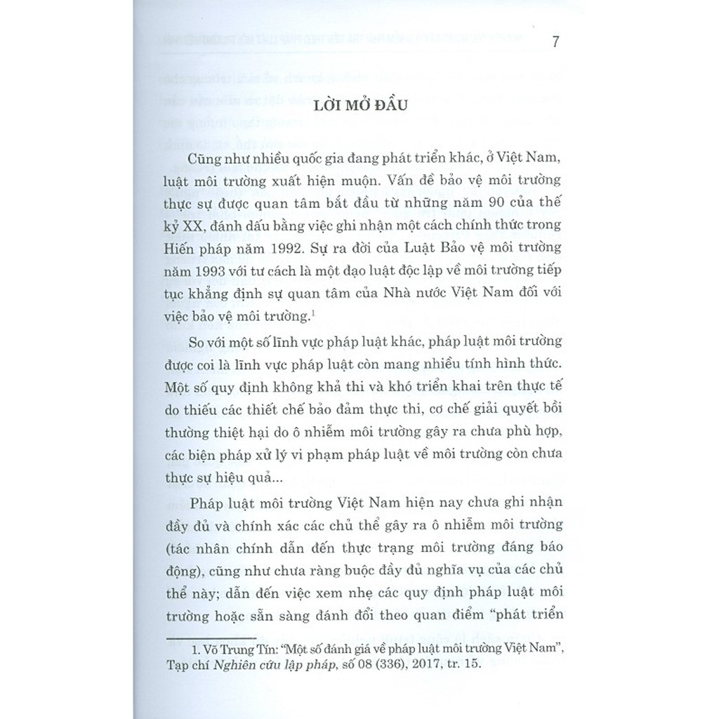 Sách - Nguyên Tắc Người Gây Ô Nhiễm Phải Trả Tiền Theo Pháp Luật Việt Nam (Sách Chuyên Khảo) | BigBuy360 - bigbuy360.vn