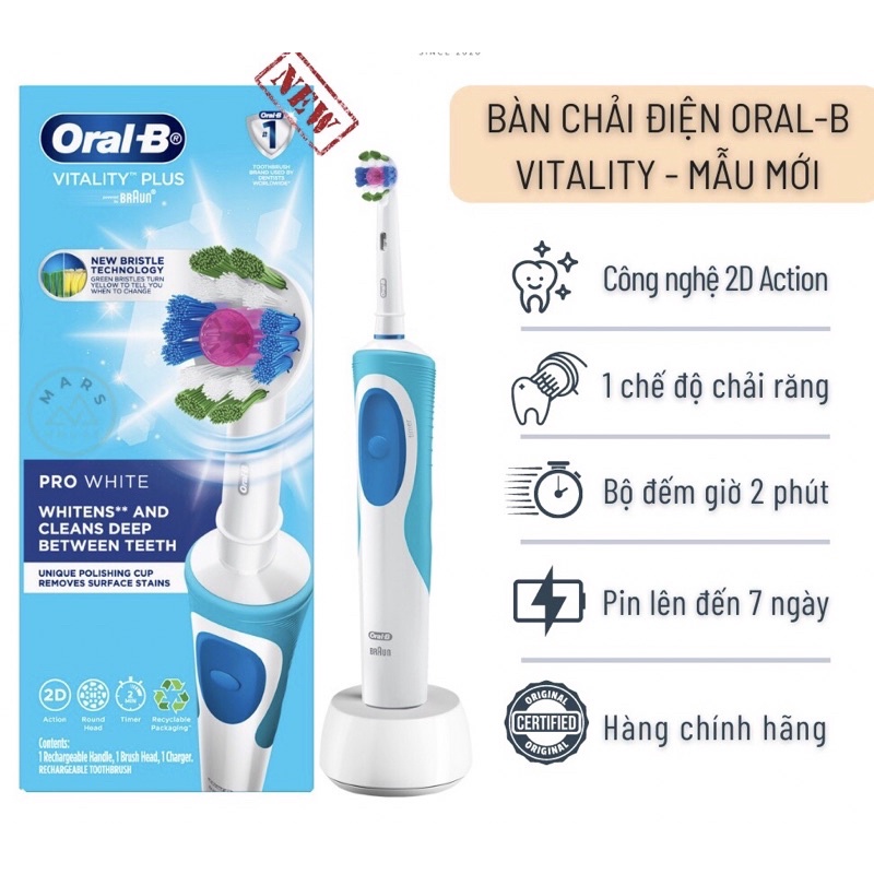 Bàn chải điện Oral-B chính hãng cho người lớn vả trẻ em