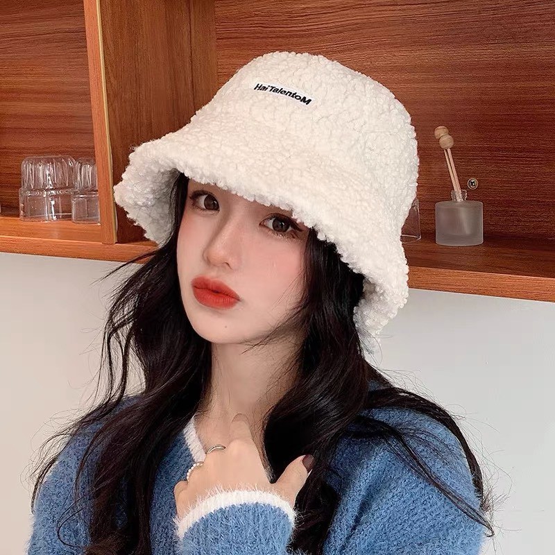Mũ bucket lông cừu siêu hot