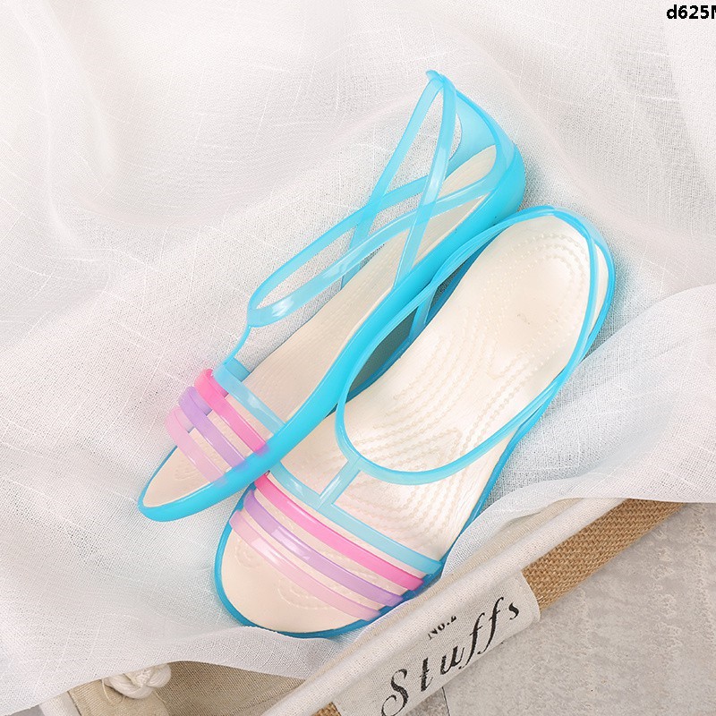 Giày sandal CROCS bằng nhựa đế mềm thời trang đi biển dành cho nữ