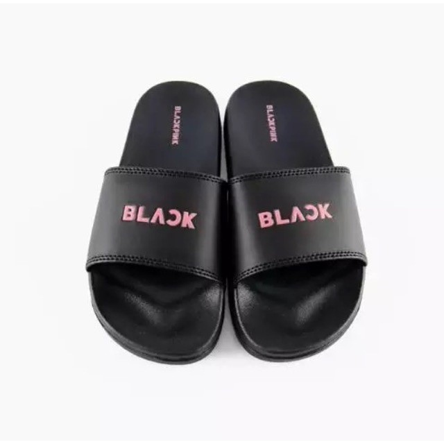 Dép BT21 slipper ver 4, dép Black pink