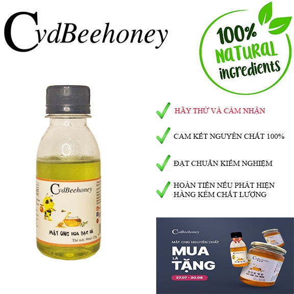 Combo Siêu Tiết Kiệm Mật Ong Nguyên Chất Hoa Bạc Hà, Nhãn, Rừng Cvdbeehoney