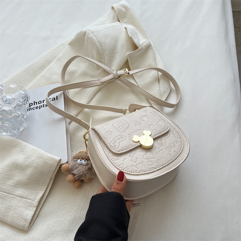 Túi Đeo Chéo Màu Trơn Đơn Giản Dễ Phối Đồ Hợp Thời Trang