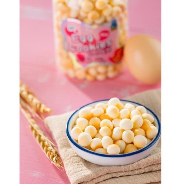 Bánh Men Bi Trứng Vị Sữa, Rau Củ, Đào Cho Bé Ăn Dặm Hũ 100gr
