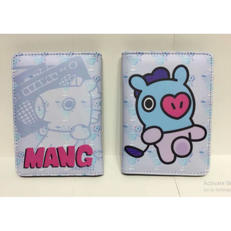 [Mới] BAO HỘ CHIẾU BT21/ BT21 PASSPORT COVER