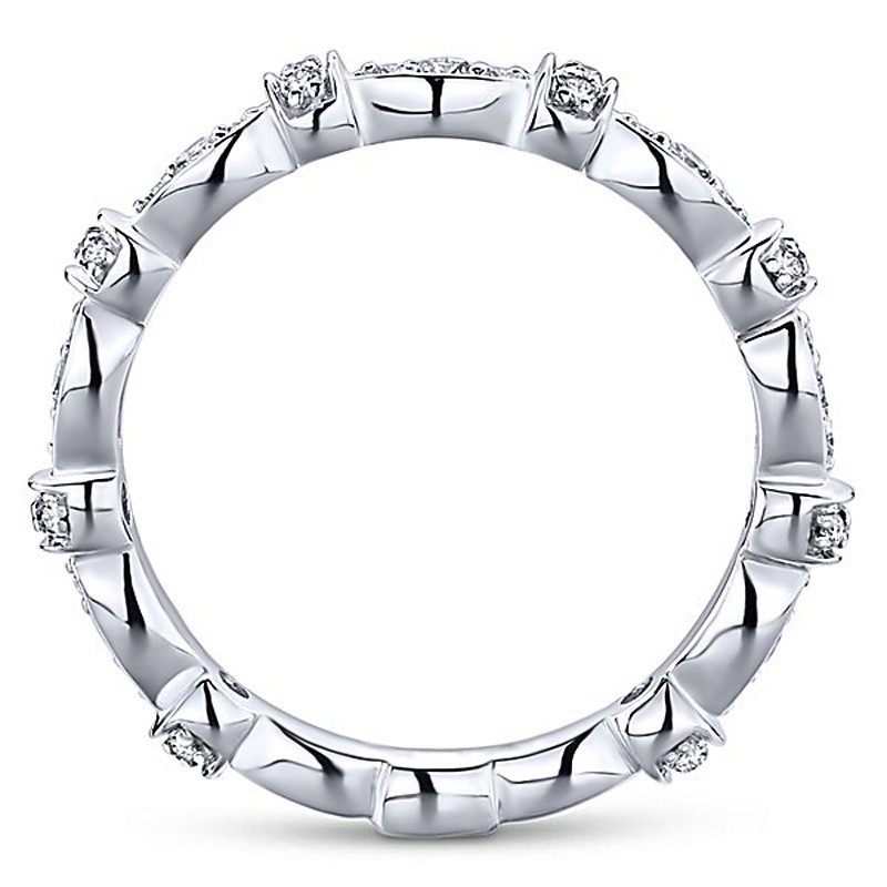 Nhẫn Cặp Đôi Mạ Vàng / Bạc Đính Đá Zircon