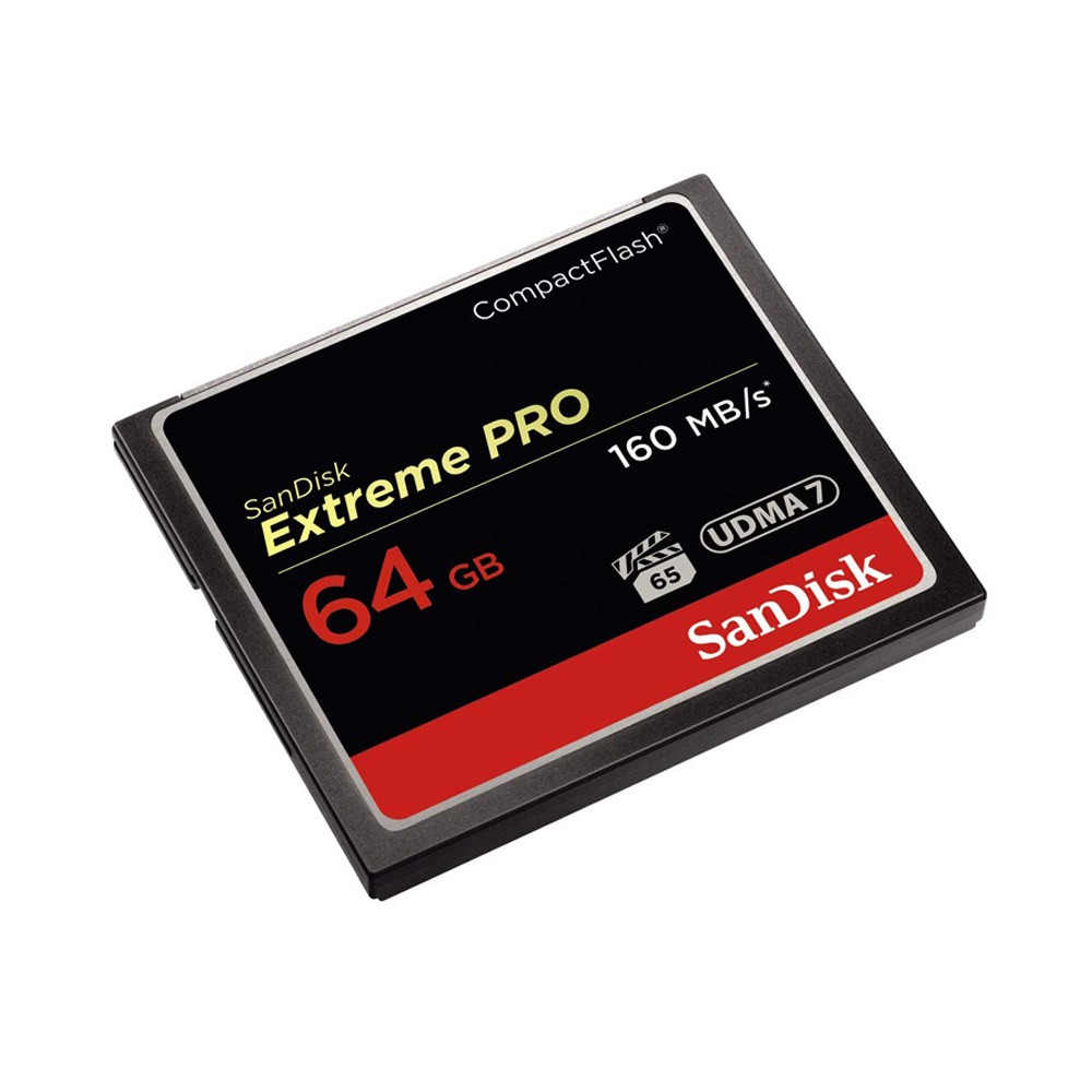 [Mã 156ELHA80K giảm 6% đơn 400K] Thẻ Nhớ CompactFlash (CF) SanDisk Extreme Pro 64GB 1067X SDCFXPS064GX46