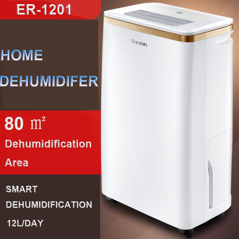 Máy hút ẩm Dorosin ER-1201 công suất lớn 12L-Tặng màng lọc than hoạt Hút ẩm và lọc không khí