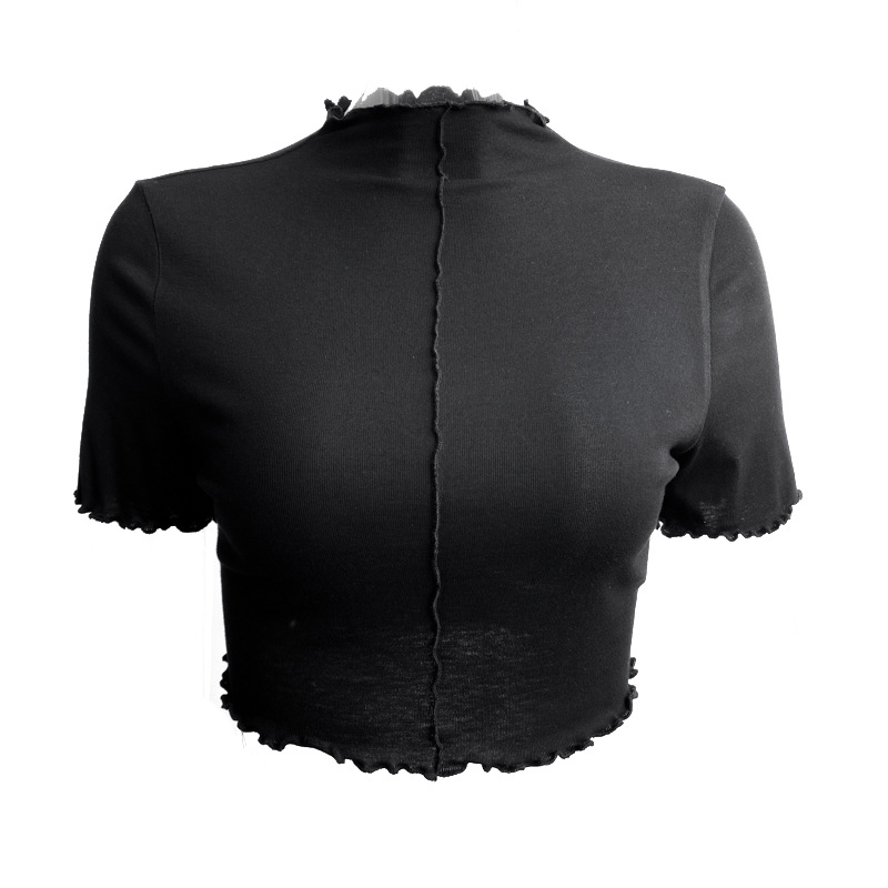 Áo Thun Nữ Ngắn Tay Cổ Tròn Thời Trang Hàn