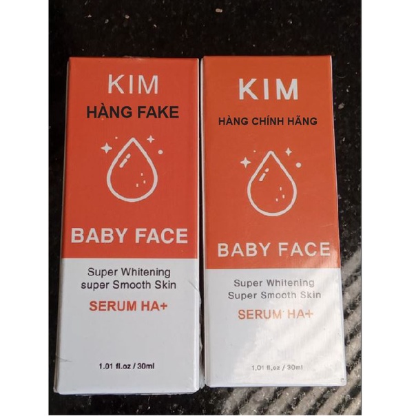 Tinh chất dưỡng da Kim Baby Face HA+ cao cấp serum Kim Baby Face HA+