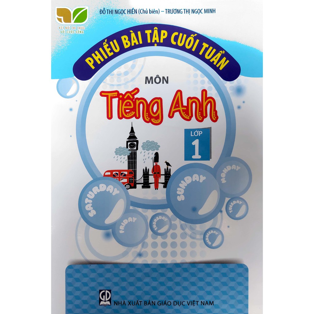 Sách - Phiếu bài tập cuối tuần môn Tiếng Anh lớp 1 (bộ sách Kết Nối Tri Thức với cuộc sống)