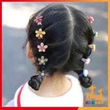 [Sẵn Hàng Giao Ngay] SET 10 DÂY BUỘC TÓC CHO BÉ  VỈ 19 DÂY BUỘC TÓC HÌNH NGHỘ NGHĨNH