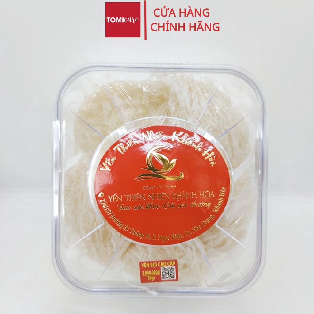 Yến sào Khánh Hòa cao cấp Đệ Nhất Yến Sasuke 50g 5 tổ yến sợi tác dụng bồi bổ, tốt cho sức khỏe