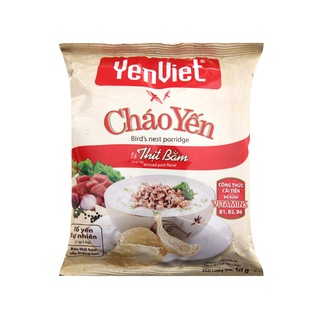 Combo 5 gói cháo yến Yến Việt vị thịt bằm 50g