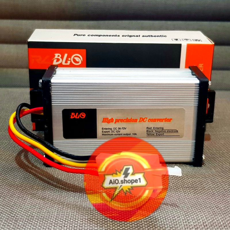 XẠC XE MÁY/Bộ chuyển điện 36v/48v/72v ra 12V để XẠC ACQUY XE MÁY và các thiết bị dùng điện 12V