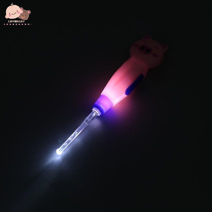 Dụng cụ lấy ráy tai có đèn led thiết kế hoạt hình dễ thương
