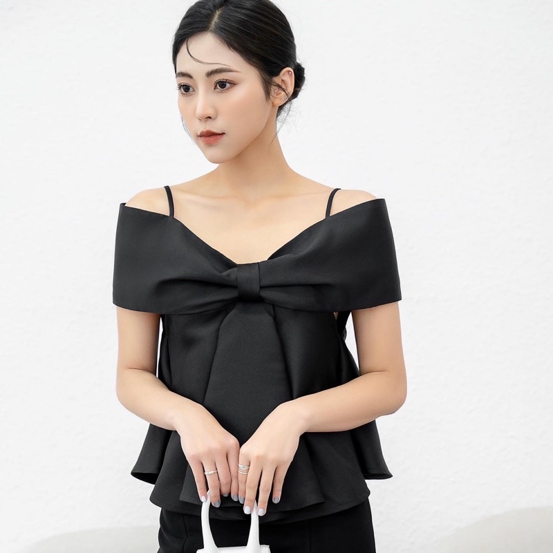 Áo Nơ Trễ Vai Tay Rời✨