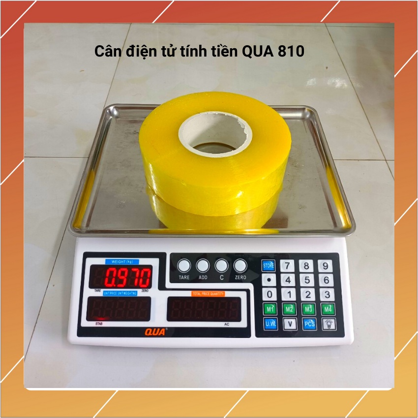 [ BẢO HÀNH 2 NĂM ] Cân tính tiền điện tử QUA 810 ( 30KG/5G ) hàng ĐÀI LOAN cao cấp