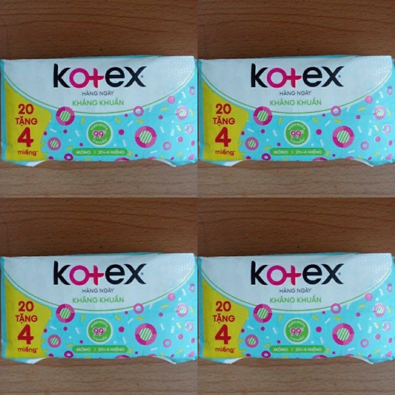 Băng vệ sinh Kotex hằng ngày gói 20 miếng
