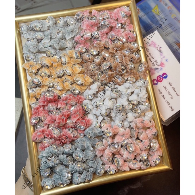 Hoa bột nail | hoa charm