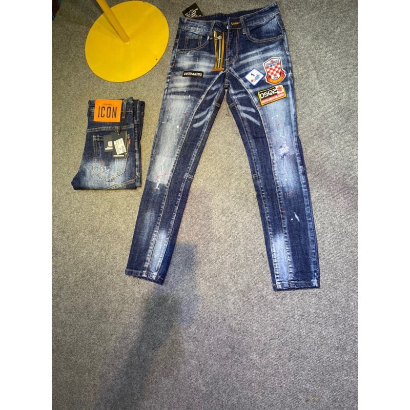 Quần jean dài nam quảng châu(thêu logo nổi bật hàng loại 1) | BigBuy360 - bigbuy360.vn