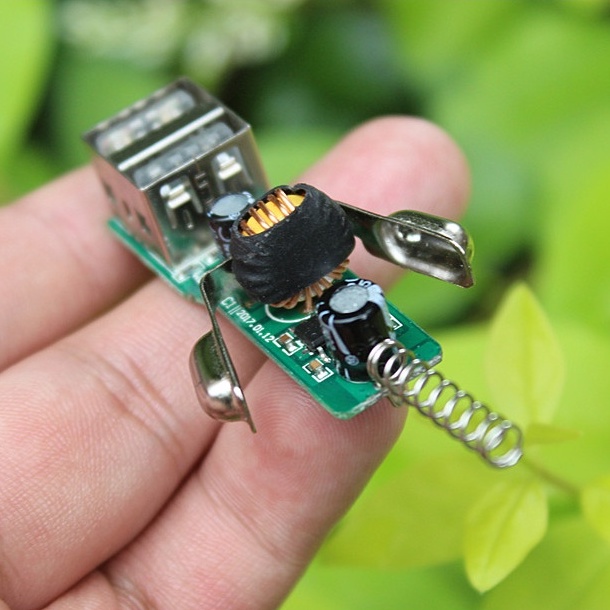 Mạch hạ áp DC 12V xuống 5V 2.4A - Mạch tẩu sạc ô tô 2 cổng USB cho điện thoại di động