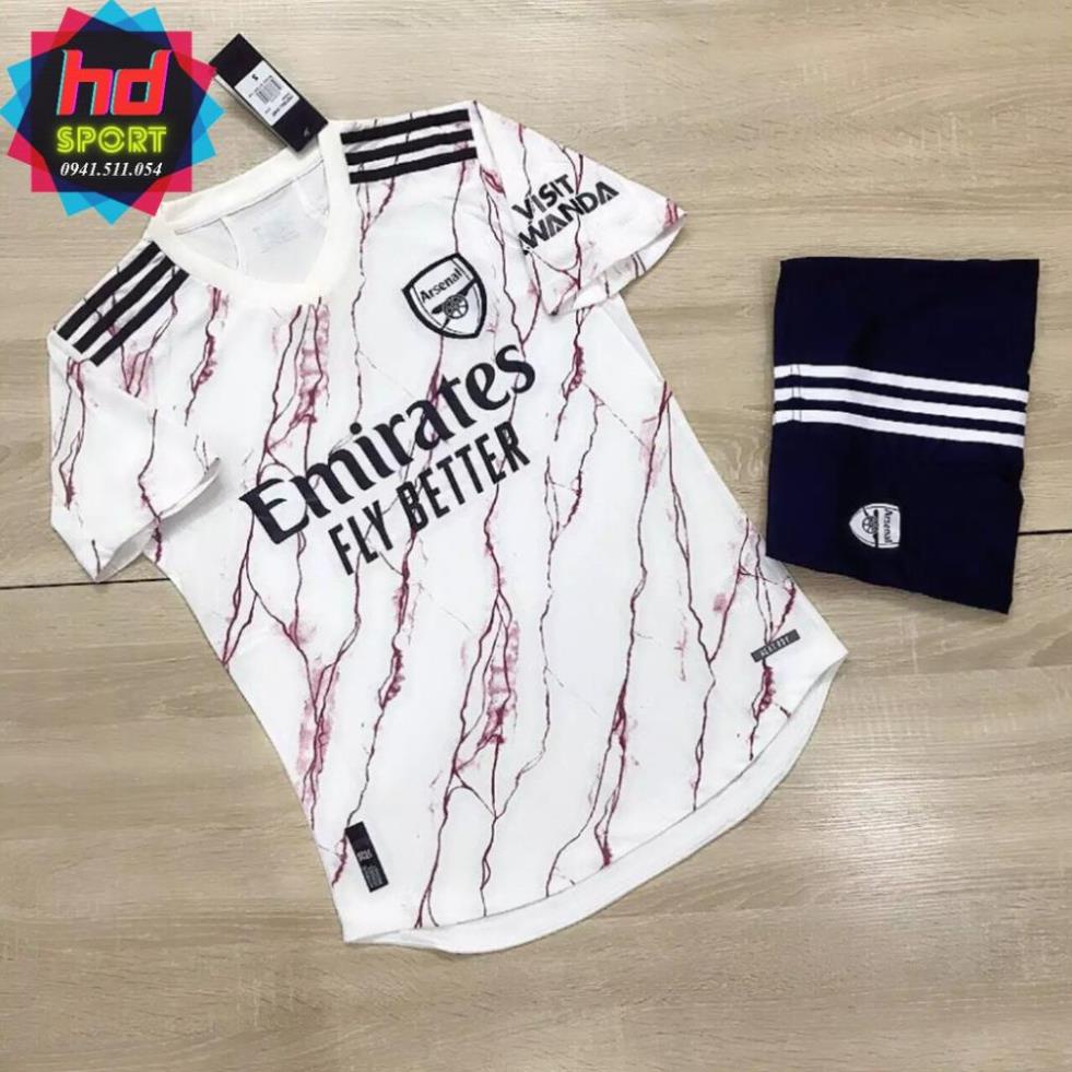 (Sale sốc 69k) Bộ quần áo bóng đá Clb ARSENAL Trắng Đen full size * 🏆