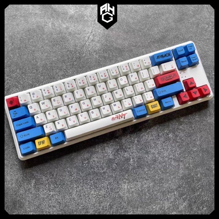 Keycap Gundam 108 nút | PBT cao cấp | OEM profile | công nghệ in Dyesub