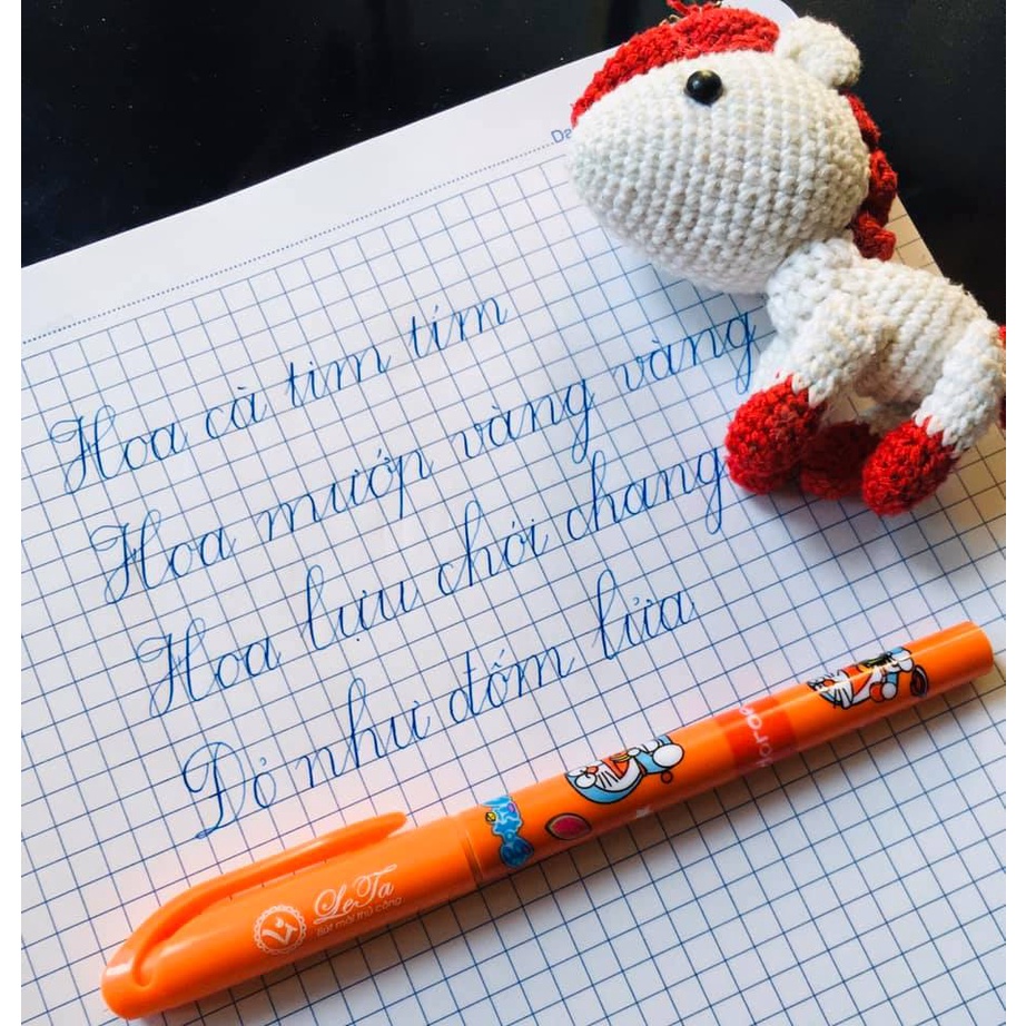 Bút Máy Leta Doraemon - Bút rèn chữ luyện viết cho học sinh