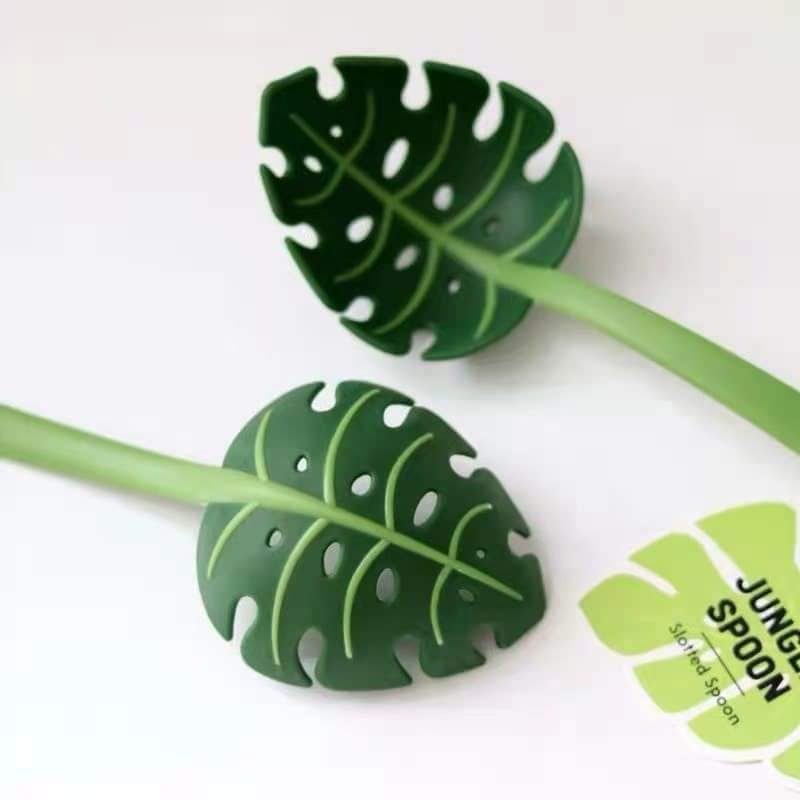 Muỗng Múc Mì Hình Chiếc Lá Sáng Tạo